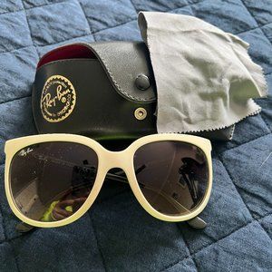 Ray-Ban White Sunglasses